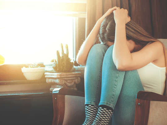 girl Feeling sad